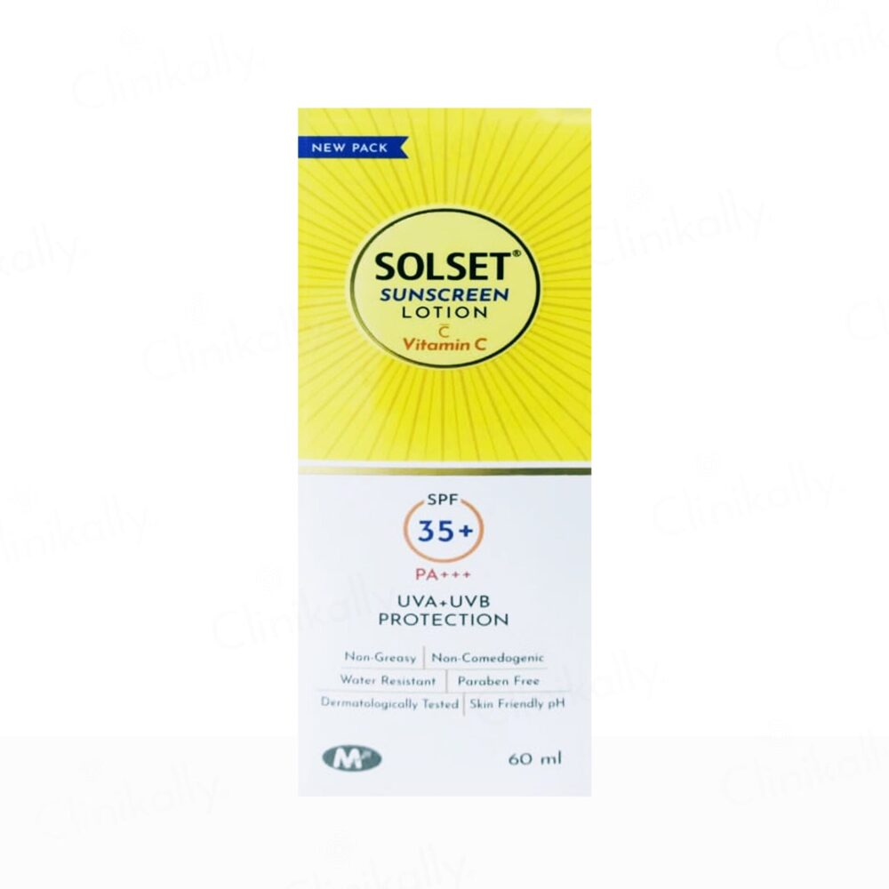 Solset Sunscreen Lotion with Vitamin C (SPF 35+ PA+++)