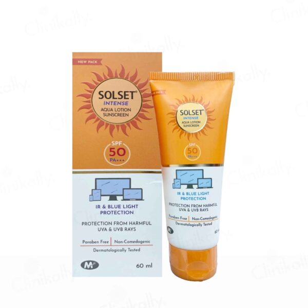 Solset Intense Aqua Lotion Sunscreen (SPF 50 PA+++)
